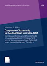 Corporate Citizenship in Deutschland Und Den USA