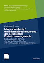 Informationsbedarf und Informationsinstrumente des betrieblichen Emissionsmanagements