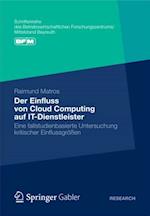 Der Einfluss von Cloud Computing auf IT-Dienstleister