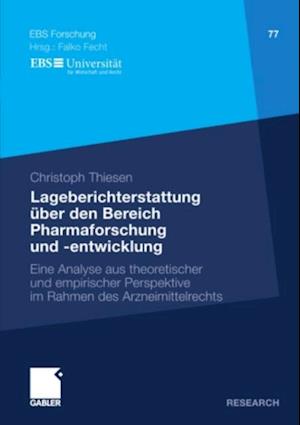 Lageberichterstattung über den Bereich Pharmaforschung und -entwicklung