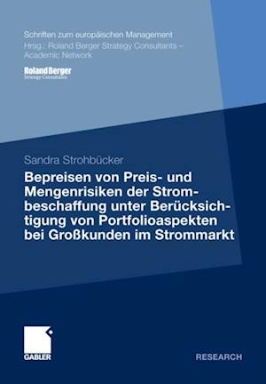 Bepreisen von Preis- und Mengenrisiken der Strombeschaffung unter Berücksichtigung von Portfolioaspekten bei Großkunden im Strommarkt