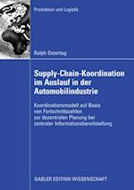 Supply-Chain-Koordination im Auslauf in der Automobilindustrie