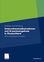 Unternehmensübernahmen und Erwerbsangebote in Deutschland