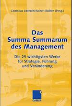 Das Summa Summarum des Management