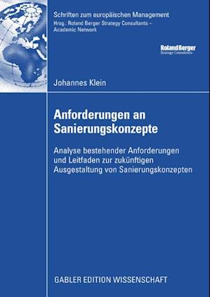 Anforderungen an Sanierungskonzepte