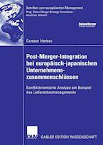 Post-Merger-Integration bei europäisch-japanischen Unternehmenszusammenschlüssen