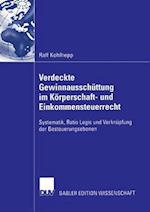 Verdeckte Gewinnausschüttung Im Körperschaft- Und Einkommensteuerrecht