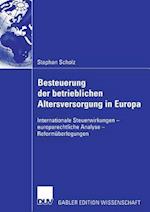 Besteuerung Der Betrieblichen Altersversorgung in Europa