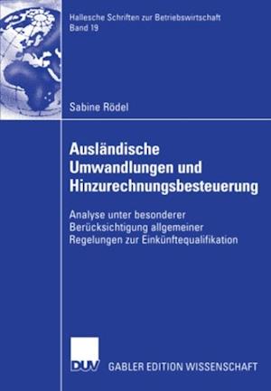 Ausländische Umwandlungen und Hinzurechnungsbesteuerung