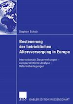 Besteuerung der betrieblichen Altersversorgung in Europa