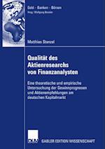 Qualität des Aktienresearch von Finanzanalysten