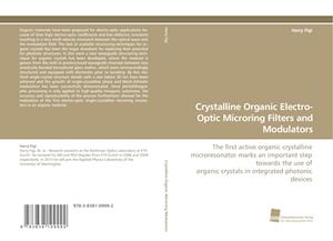 Crystalline Organic Electro-Optic Microring Filters and Modulators