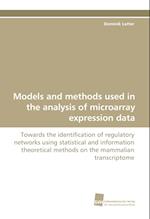 Models and methods used in the analysis of microarray expression data