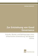 Zur Entstehung von Good Governance