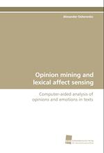 Opinion mining and lexical affect sensing