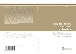 Die mittelalterliche Grundherrschaft im Sauerland