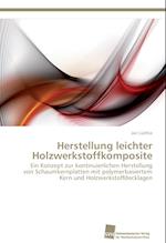 Herstellung leichter Holzwerkstoffkomposite