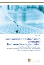 Immunrekonstitution nach allogener Stammzelltransplantation