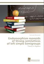 Endomorphism monoids of Strong semilattices of left simple Semigroups