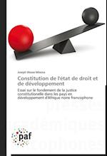 Constitution de l'état de droit et de développement