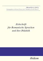 Zeitschrift Für Romanische Sprachen Und Ihre Didaktik. Heft 6.1