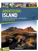 Island - Die Insel aus Feuer und Eis - Wochenplaner Kalender 2025