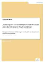 Messung der Effizienz in Banken mittels der Data Envelopment Analysis (DEA)