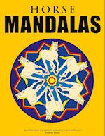 Horse Mandalas - Beautiful horse mandalas for colouring in and meditation
