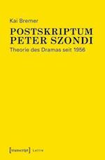 Postskriptum Peter Szondi