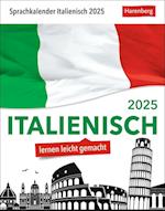 Italienisch Sprachkalender 2025 - Italienisch lernen leicht gemacht - Tagesabreißkalender