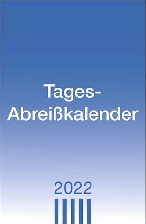 Tagesabreißkalender groß 2022