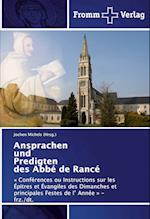 Ansprachen und Predigten des Abbé de Rancé