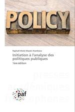 Initiation à l'analyse des politiques publiques