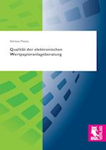 Qualität der elektronischen Wertpapieranlageberatung