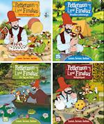 Nelson Mini-Bücher: Pettersson und Findus 1-4