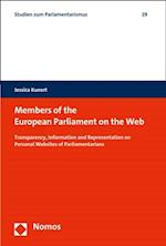 Members of the European Parliament on the Web