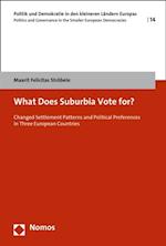 What Does Suburbia Vote for?