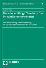 Der minderjährige Gesellschafter im Familienunternehmen