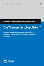 Die Themen der "Populisten"