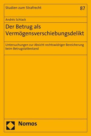 Der Betrug als Vermögensverschiebungsdelikt