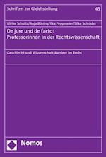 De jure und de facto: Professorinnen in der Rechtswissenschaft