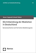 Die Entwicklung der Mediation in Deutschland