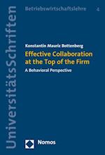 Effective Collaboration at the Top of the Firm