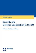 Security and Defence Cooperation in the EU