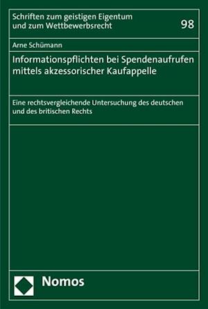 Informationspflichten bei Spendenaufrufen mittels akzessorischer Kaufappelle