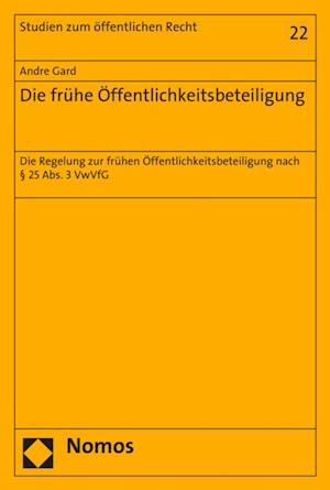 Die frühe Öffentlichkeitsbeteiligung