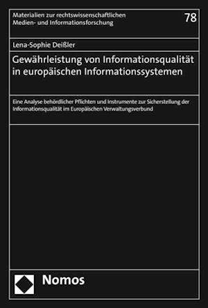 Gewährleistung von Informationsqualität in europäischen Informationssystemen