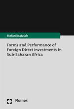 Forms and Performance of Foreign Direct Investments in Sub-Saharan Africa