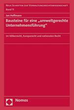 Bausteine für eine "umweltgerechte Unternehmensführung"