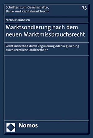 Marktsondierung nach dem neuen Marktmissbrauchsrecht